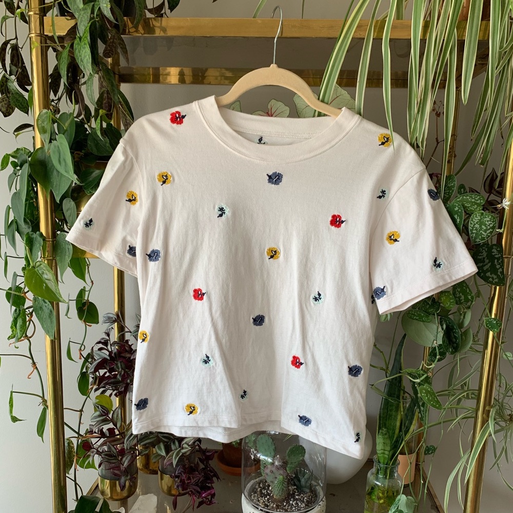 Brand new Madewell crop shirt